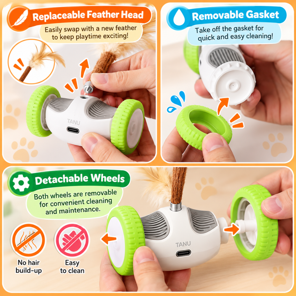 PurrChase Automatic Rolling Cat Toy