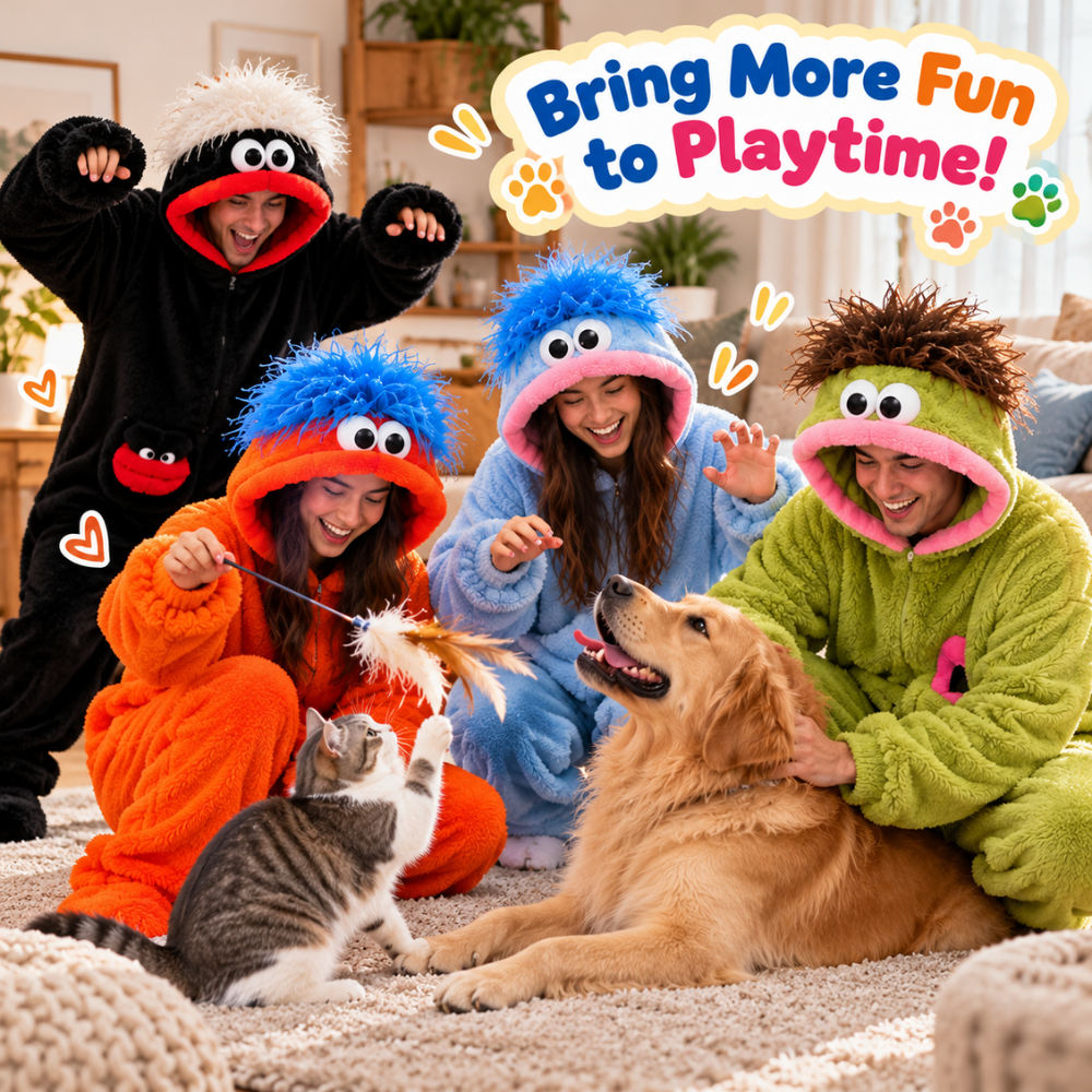 Goofy Big Mouth Monster Pajama Onesie