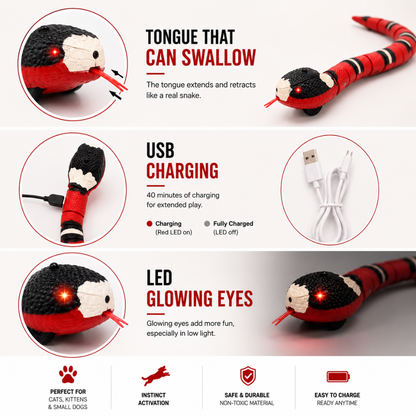 SlitherPaws Interactive Snake
