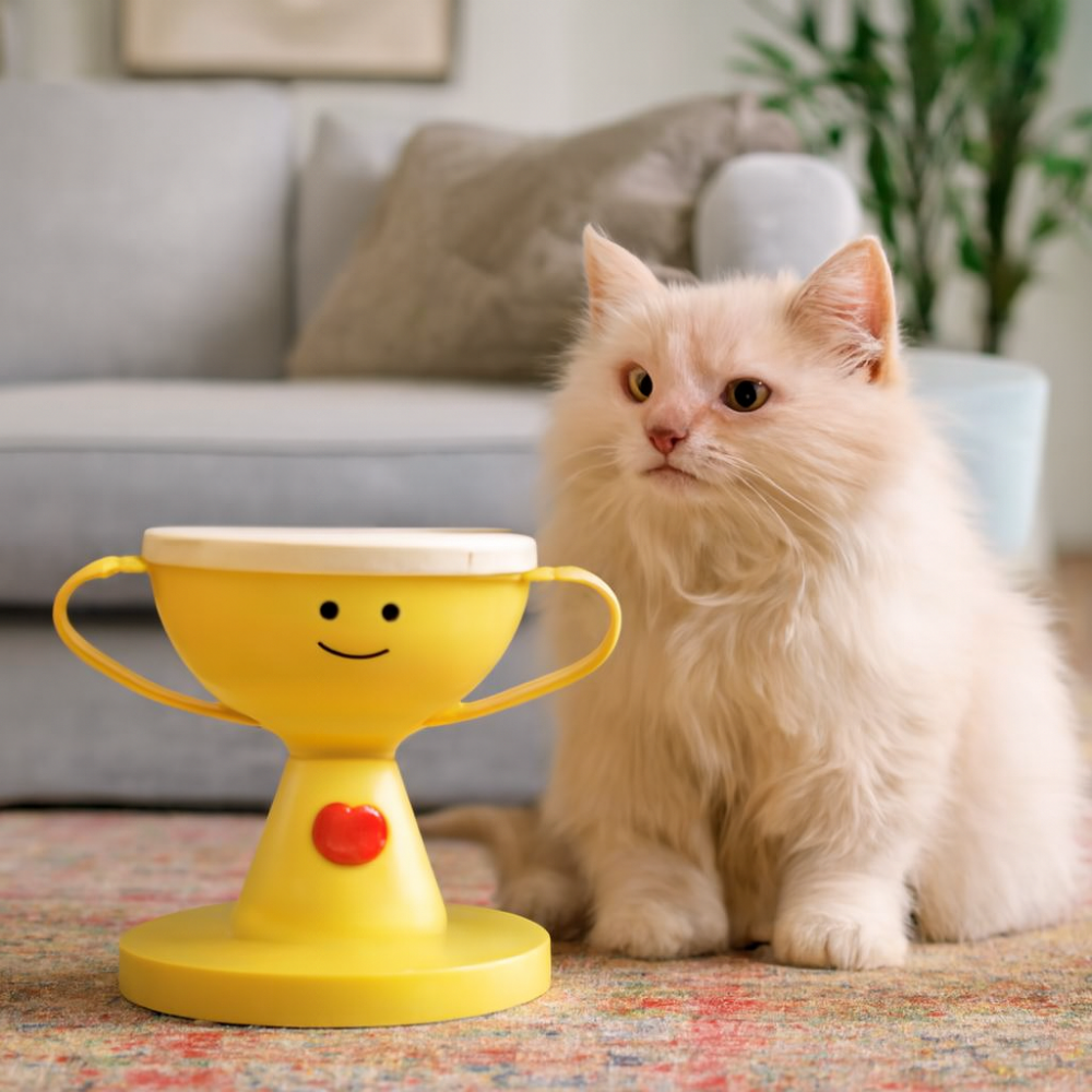 PawChamp Trophy Bowl