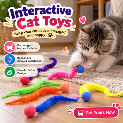 BounceTail Cat Teaser Toy