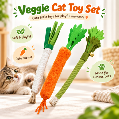 VeggieBite Cat Chew Toy