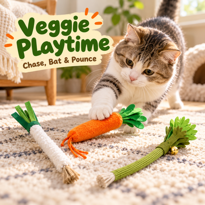 VeggieBite Cat Chew Toy