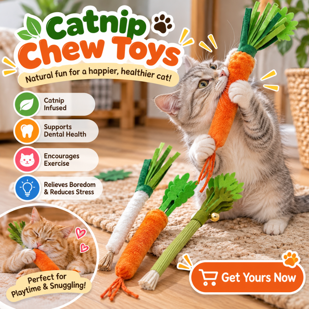 VeggieBite Cat Chew Toy