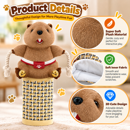 PawPals Cat Wrestling Glove Toy