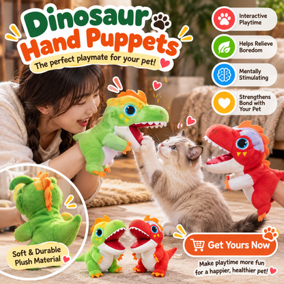 DinoRoar T-Rex Pet Hand Puppet