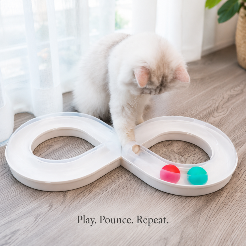 SpinPaws Cat Track Toy