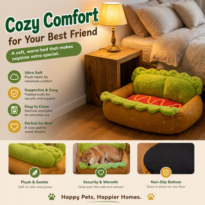 CozyPaws Corduroy Pet Bed