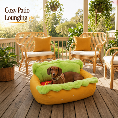 CozyPaws Corduroy Pet Bed