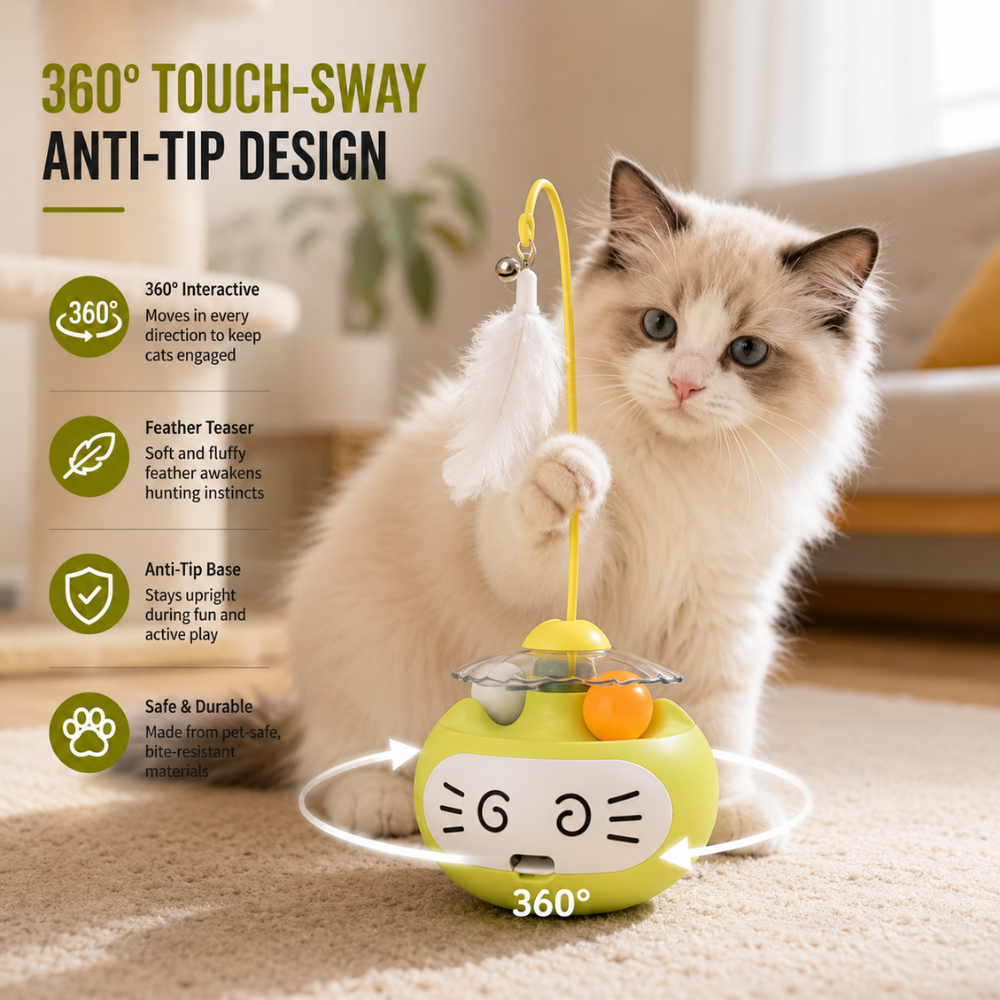FeatherTumble Cat Toy