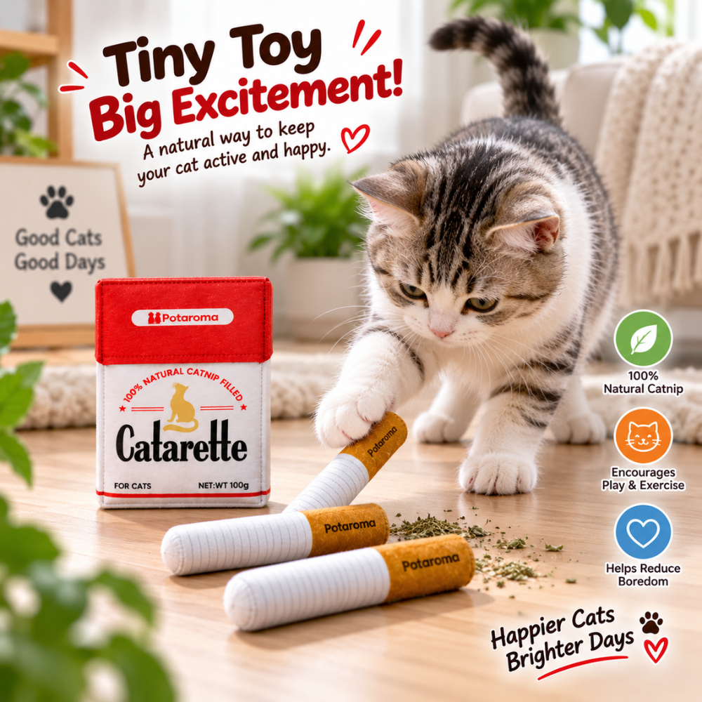 Catnip Kick Stick Cat Toys