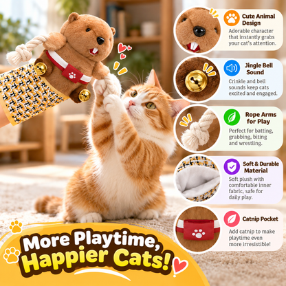 PawPals Cat Wrestling Glove Toy