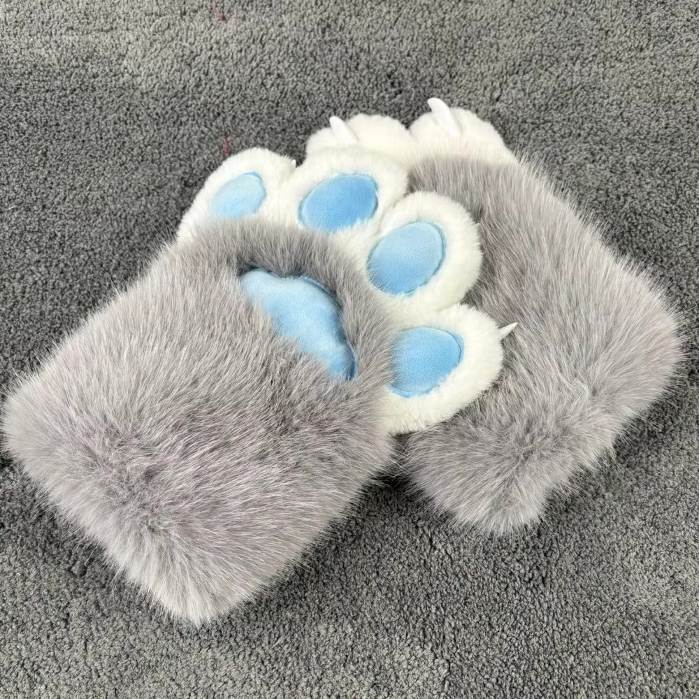 CozyPaws Fluffy Paw Gloves