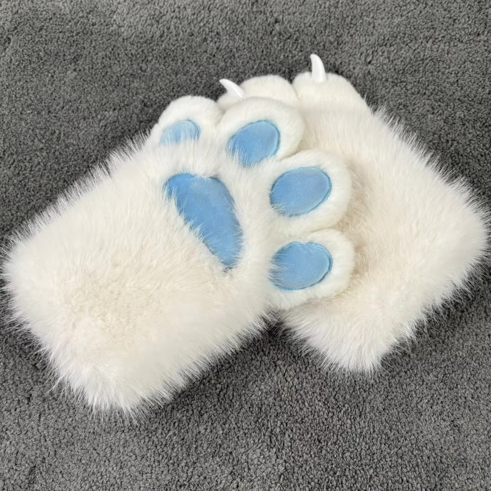 CozyPaws Fluffy Paw Gloves