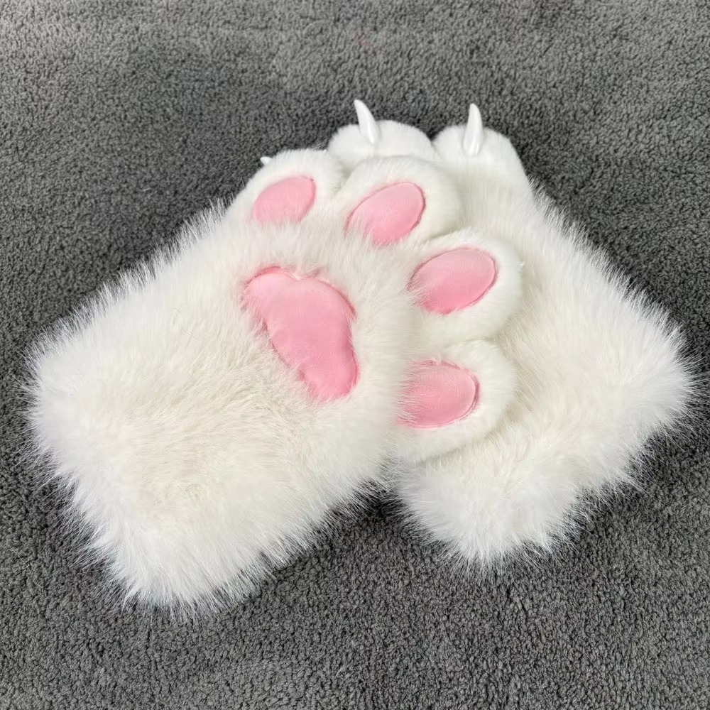 CozyPaws Fluffy Paw Gloves