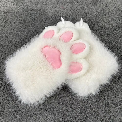 CozyPaws Fluffy Paw Gloves