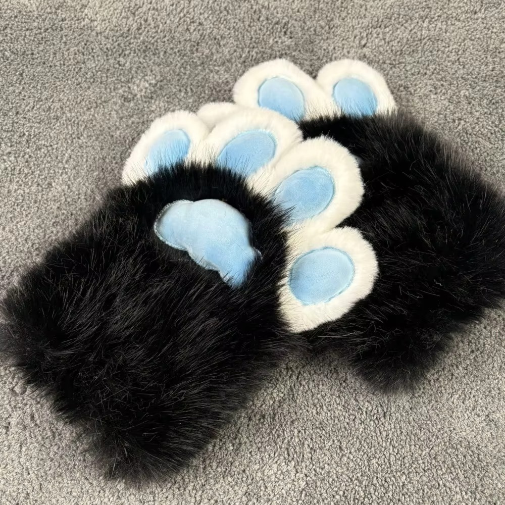 CozyPaws Fluffy Paw Gloves
