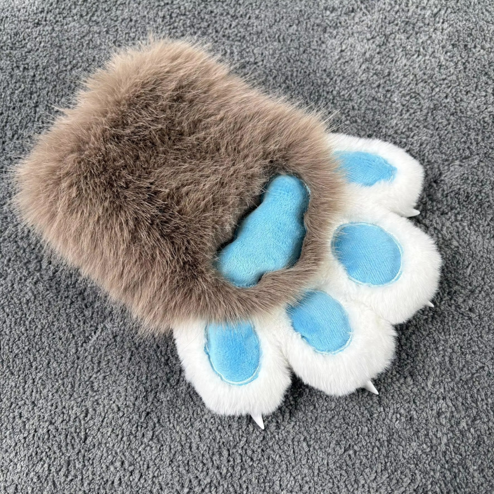 CozyPaws Fluffy Paw Gloves