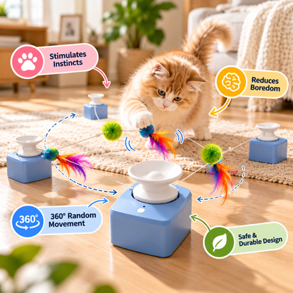 FeatherChase Automatic Cat Toy